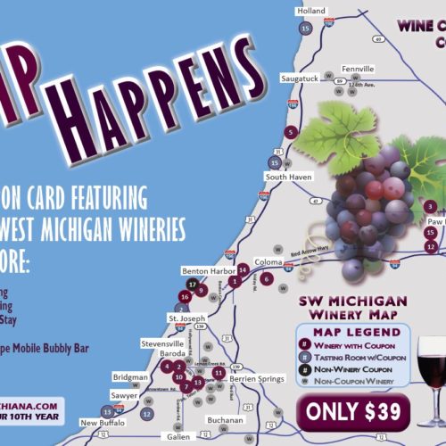 2023 Sip Happens Winery Coupon Card - Final Cover